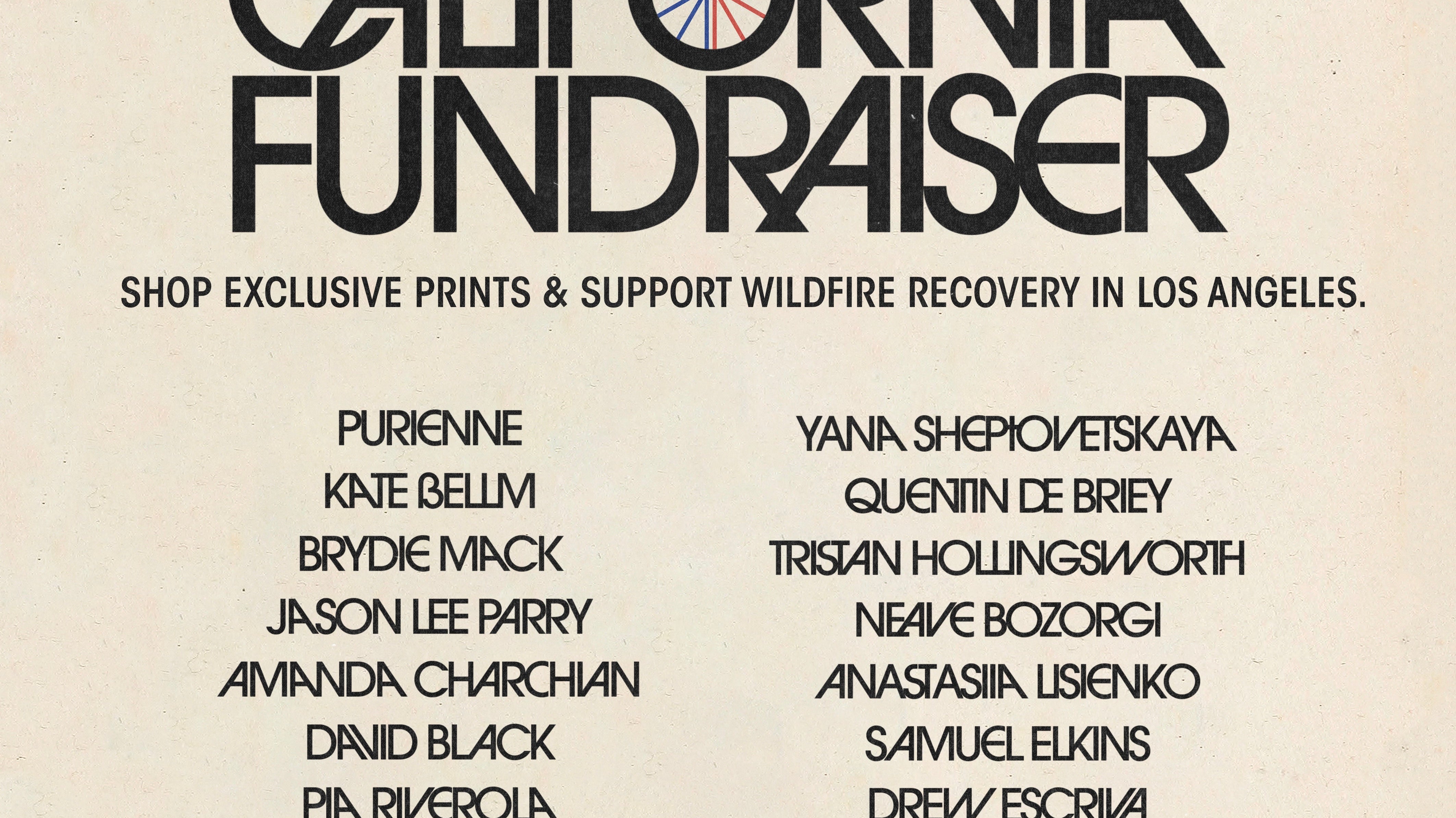 Prints for Los Angeles Raises $18,000 for Wildfire Relief
